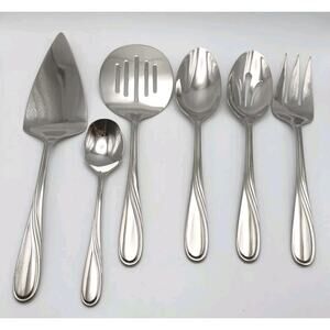 Lenox Summerville 6 Piece Serving Hostess Set 18/10 Stainless Flatware Vietnam